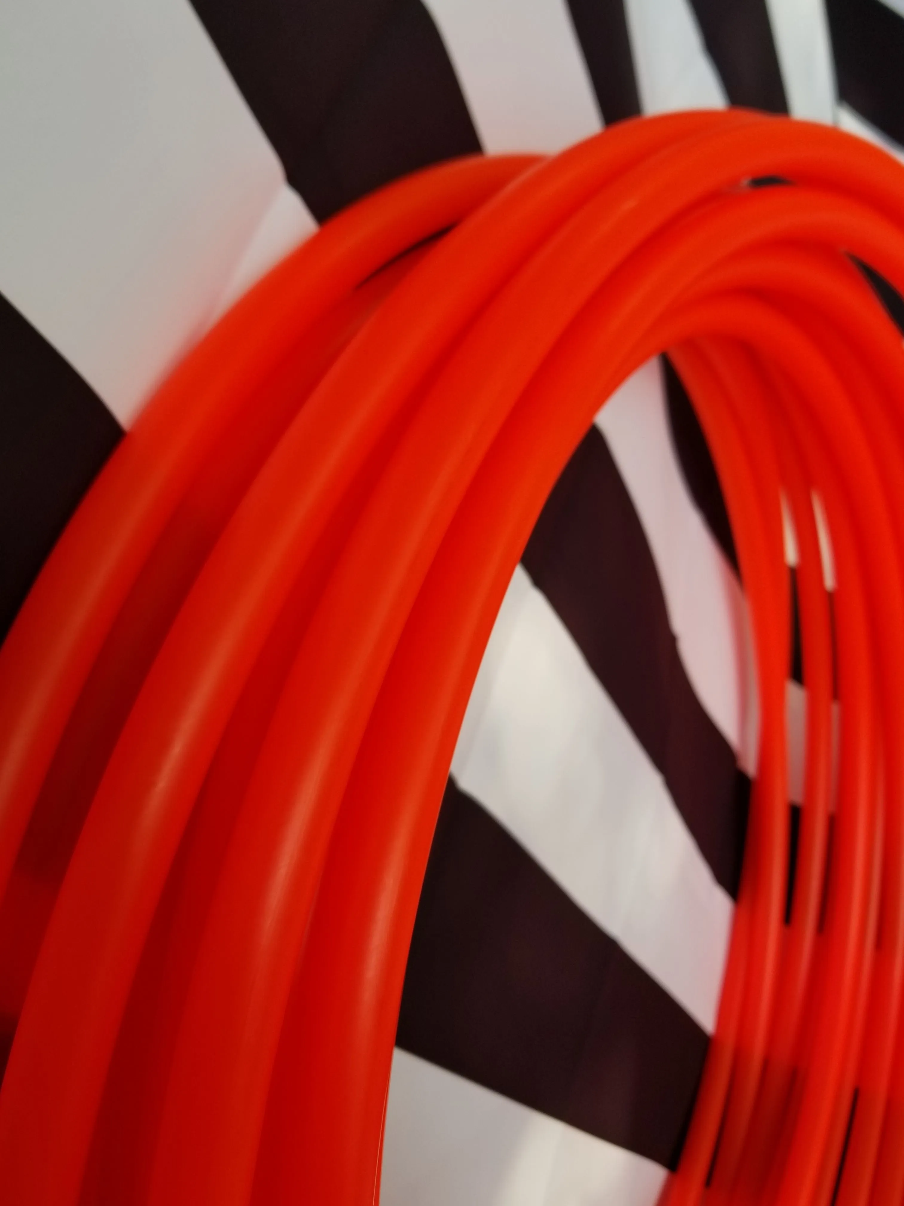 UV Red Polypro Bare Hoop 5/8