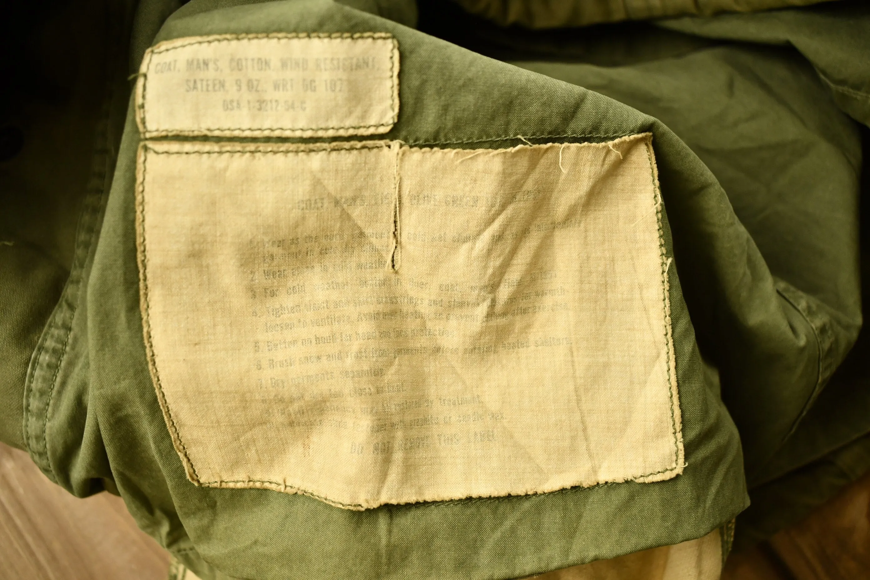 Vintage 1953 Authentic Military Field Jacket