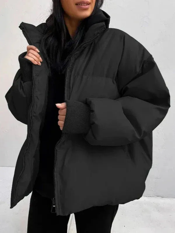 Wenkouban-Winter outfits Christmas Black Friday Winter Oversized Cotton Thick Padded Coat