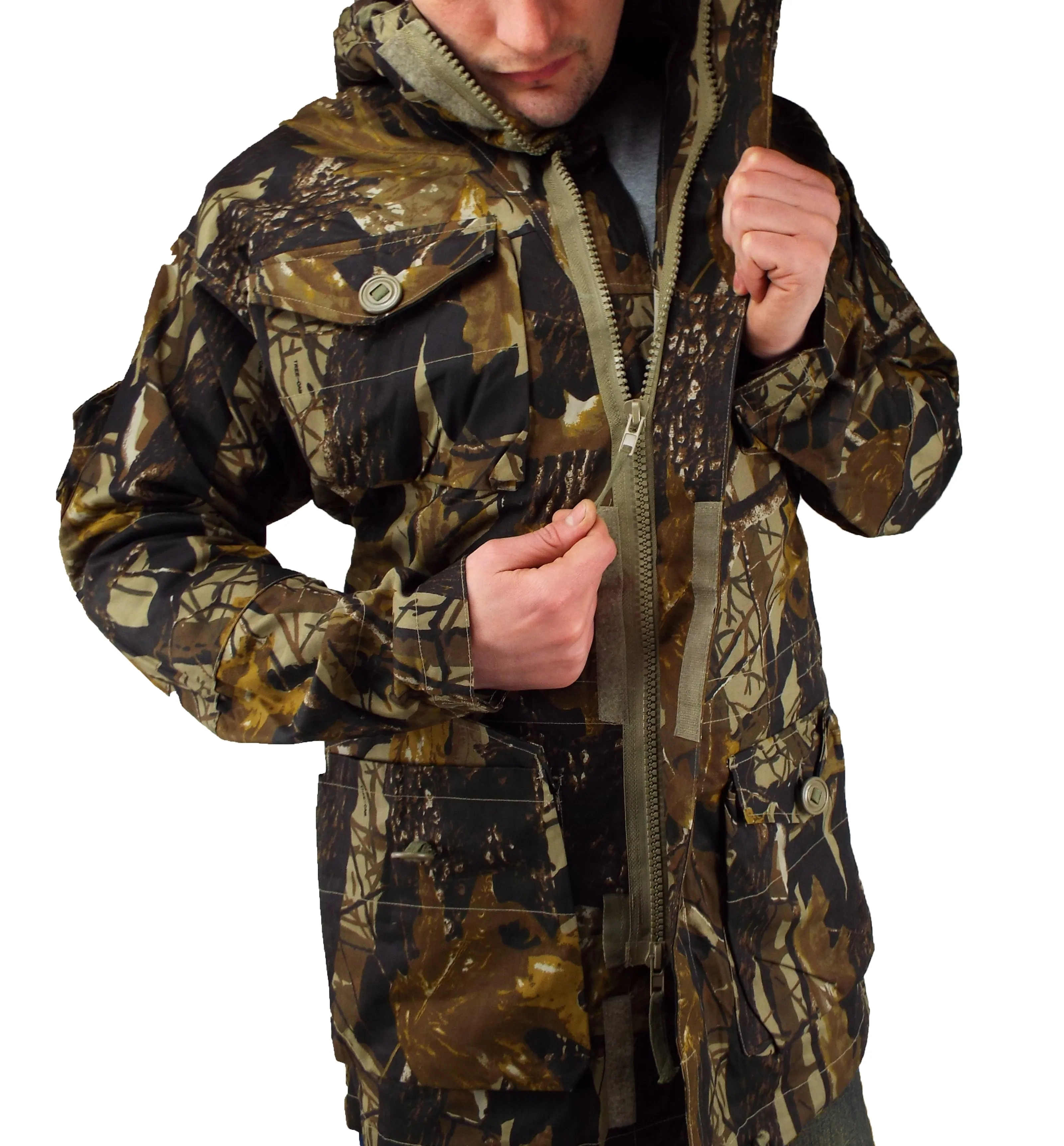 Windproof Smock Jacket - Tree Camouflage - Unissued