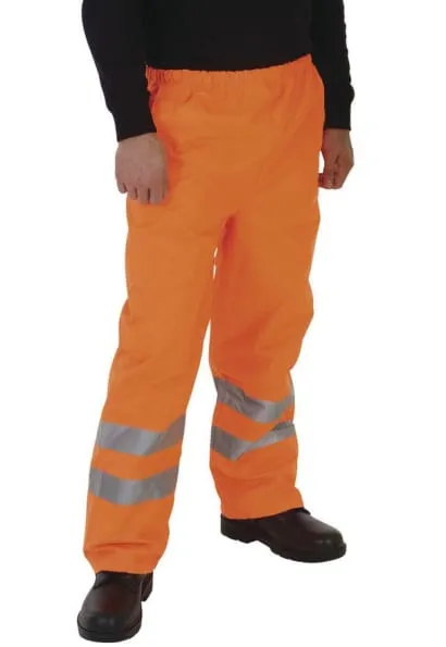 Yoko Hi-Vis Waterproof Contractor Over Trousers RIS 3279 Yoko HVS462-3M